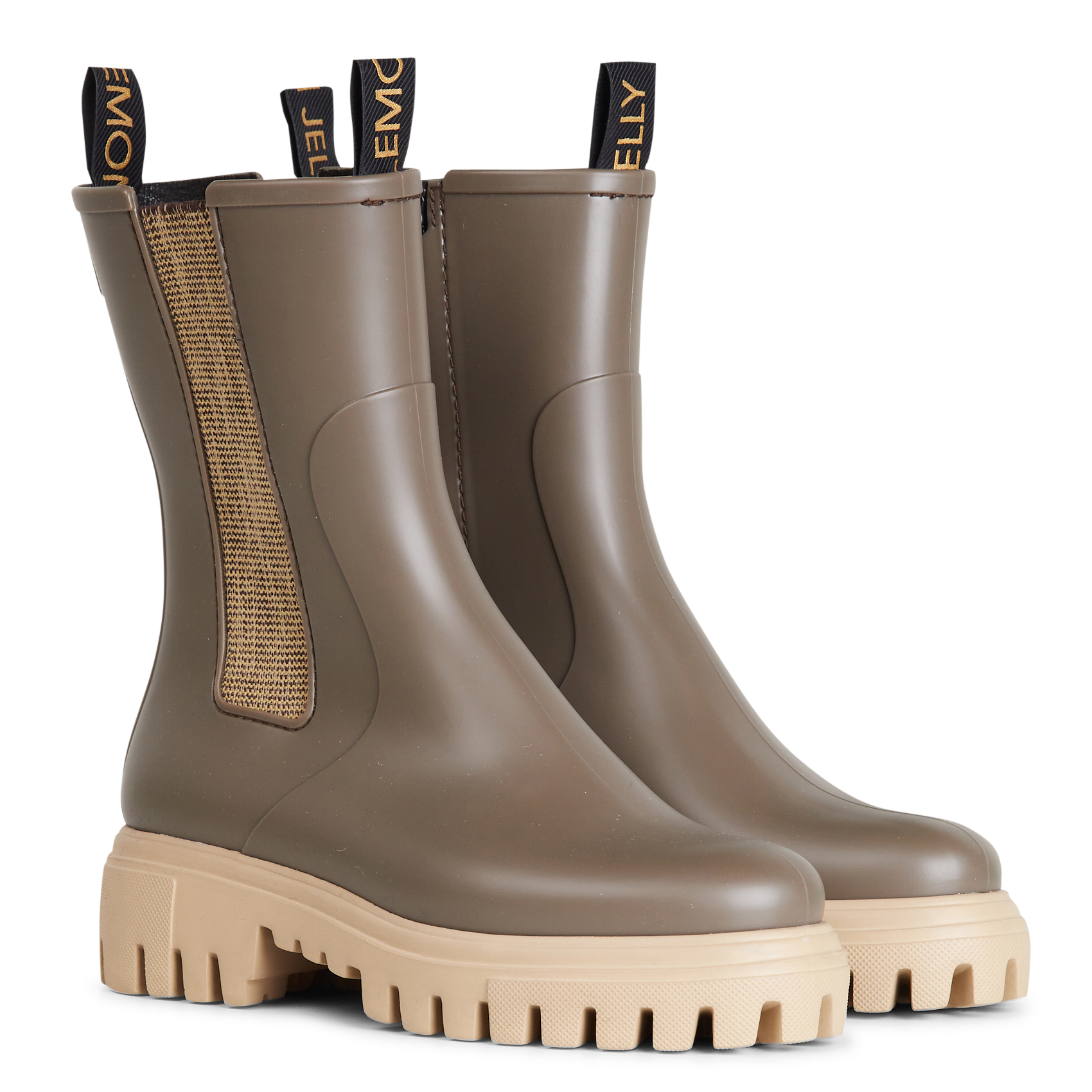 MILENA - Bottines à bout rond | Kaki