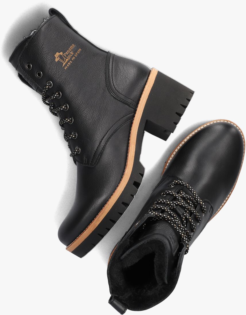 PANAMA JACK zwarte panama jack veterboots padma