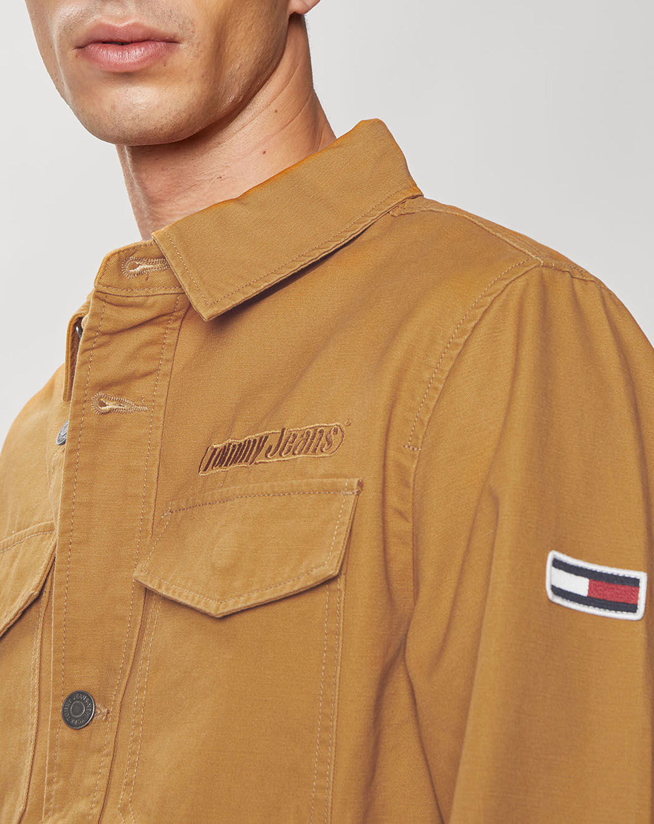 Tommy Jeans Veste saharienne Worker camel