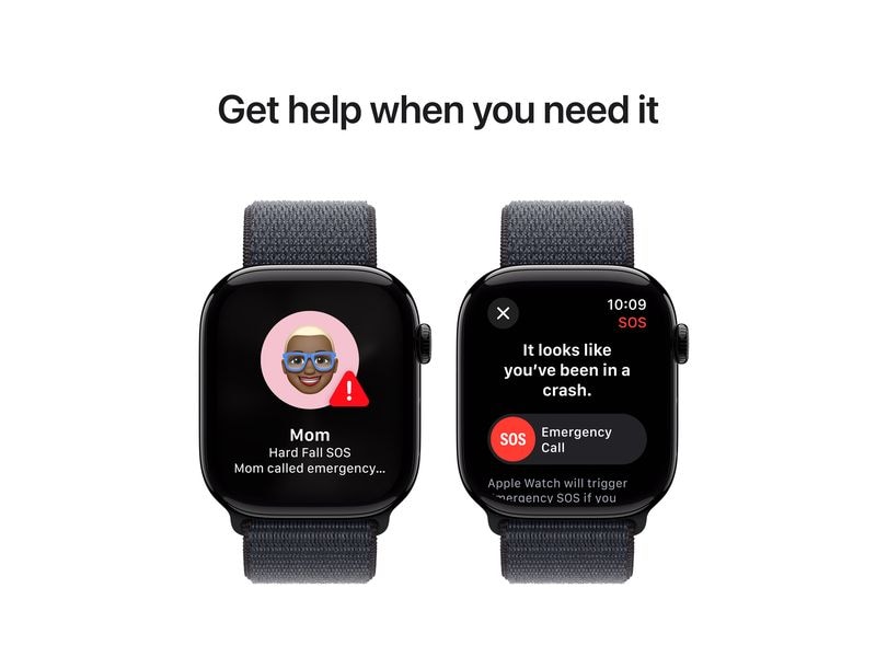 Apple Watch Series 10 46 mm LTE Alu Jet Black Loop Eine glatte Zehn