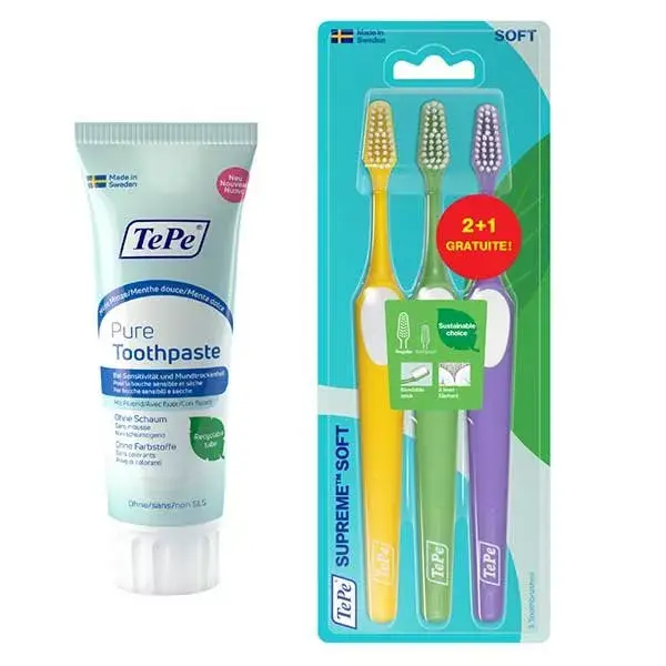 Kit de Higiene Oral para Adultos Tepe 2