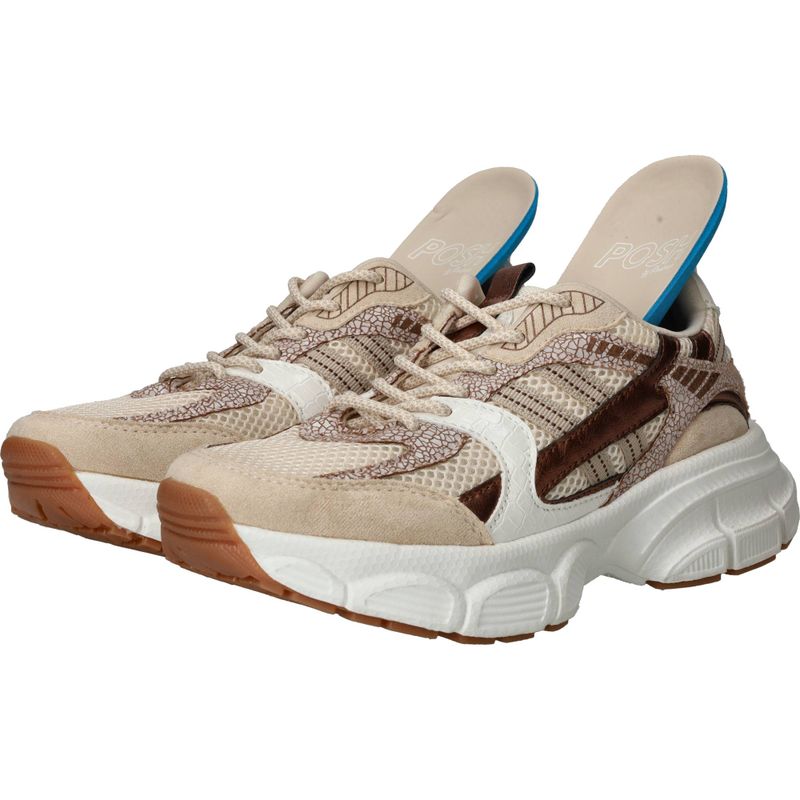 POSH by Poelman Sneakers Beige Dames