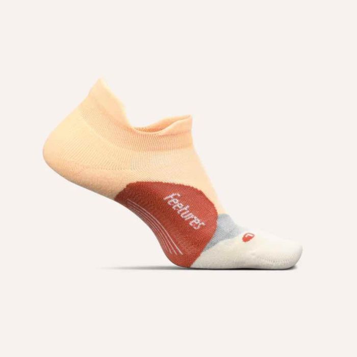 Feetures Unisex Strømper Elite Ultra Light No Show Tab Orange