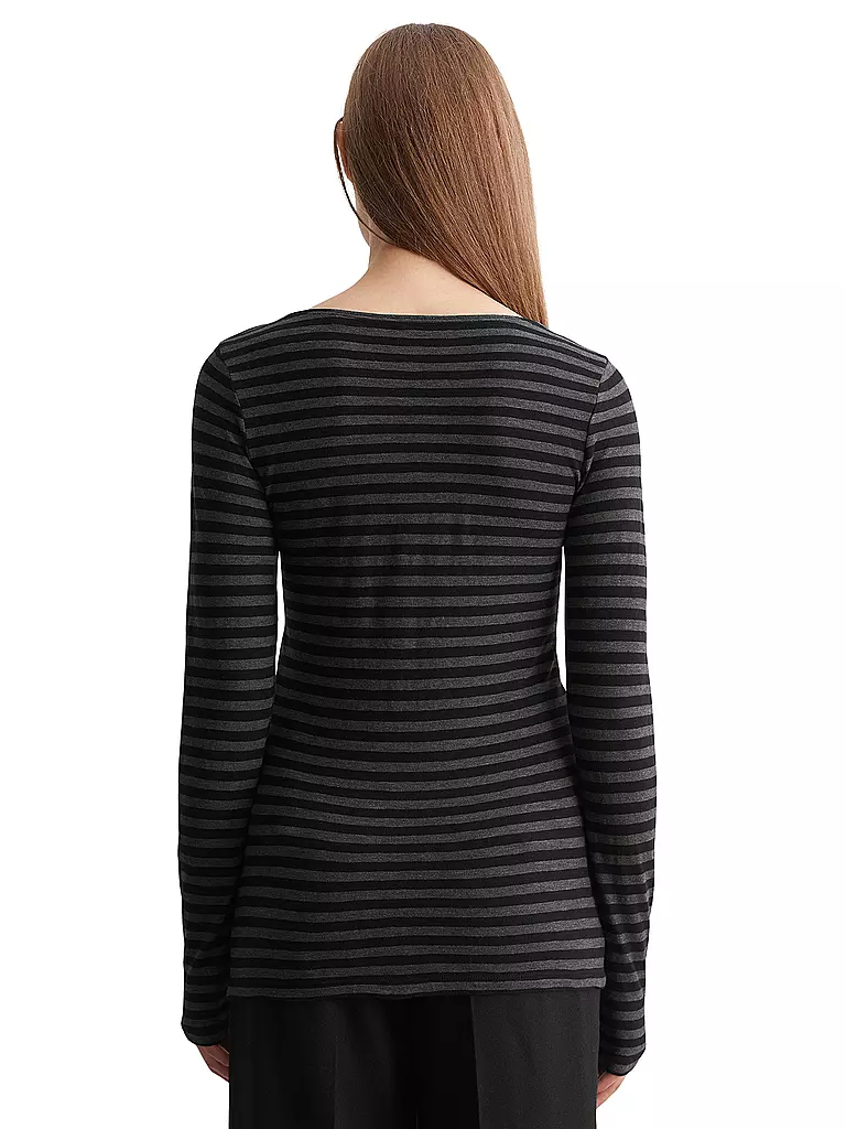 MARC O'POLO Langarmshirt schwarz