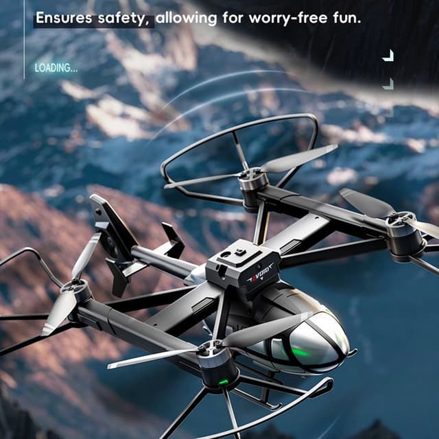X38 DC-135 Helikopter Drone Kamera Luftfoto Quadcopter 2 batterier