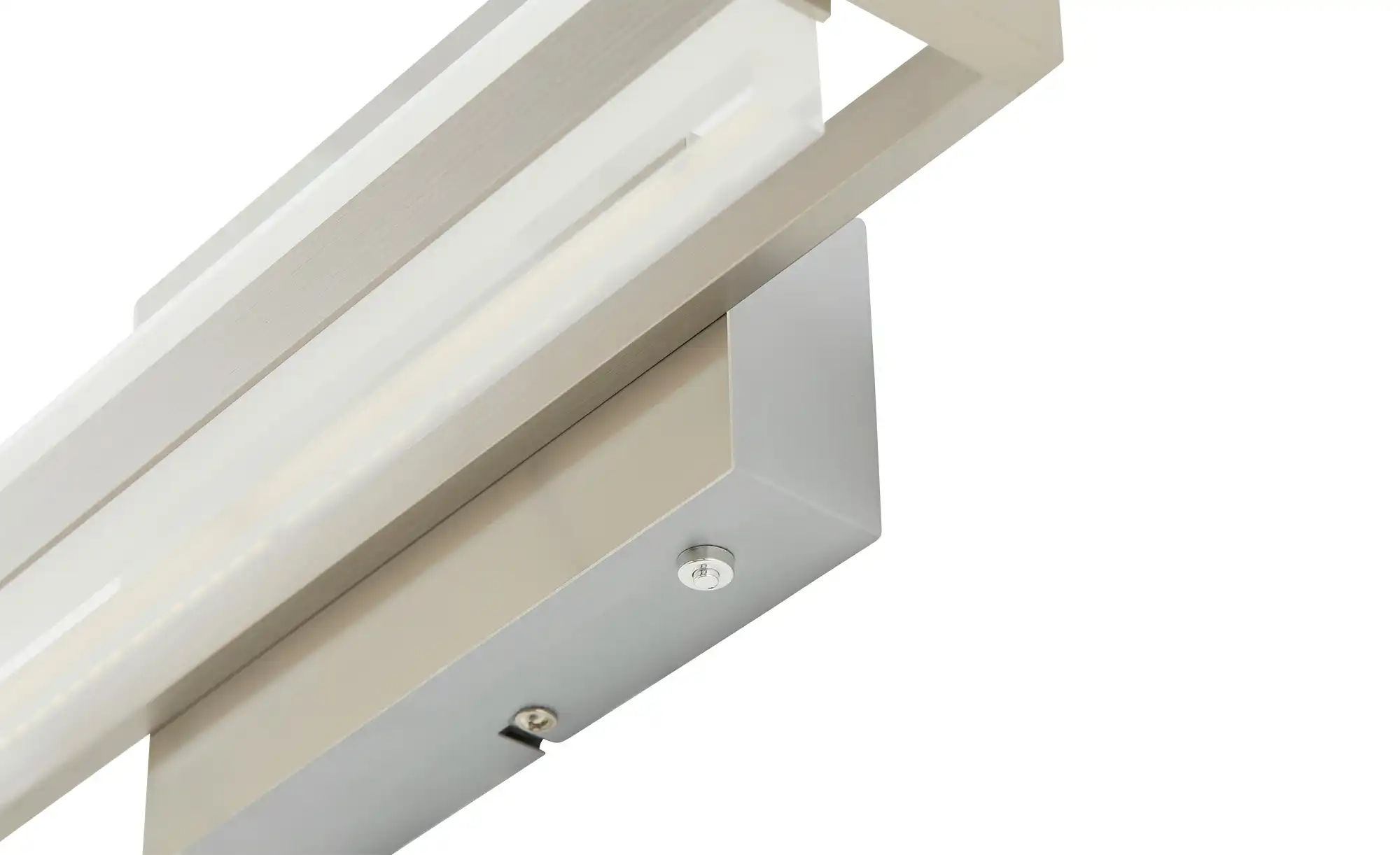 Fischer-Honsel LED-Wandleuchte, Nickel matt mit Dimmer