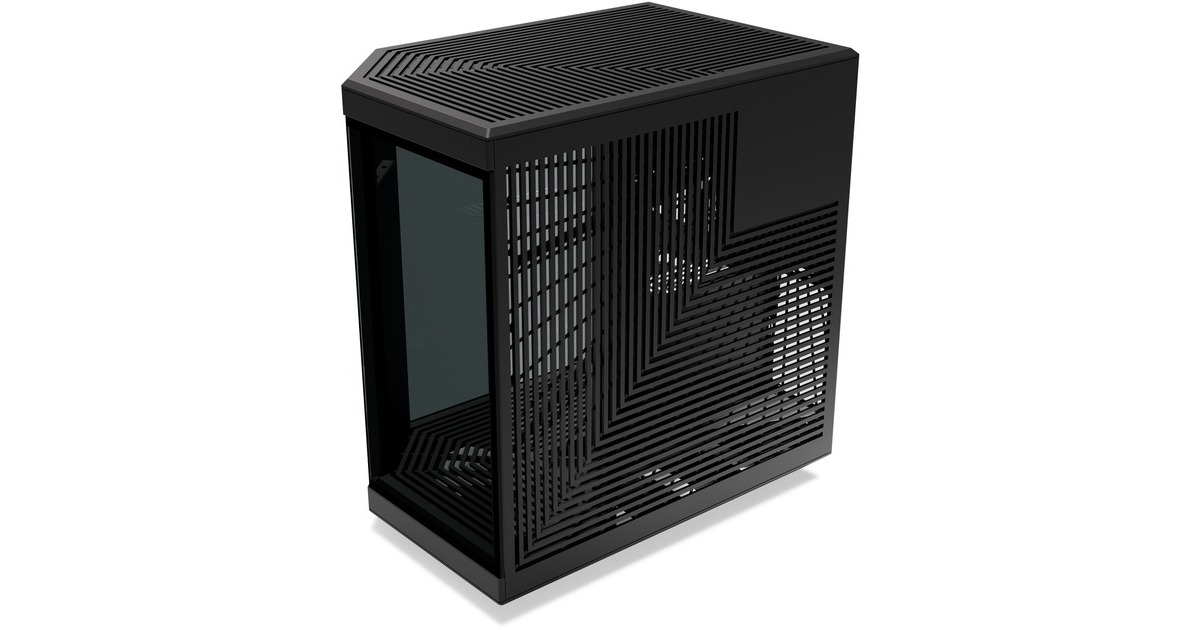 HYTEY70 Touch Infinite midi tower behuizing  (Zwart | 2x USB-A | 1x USB-C | Tempered Glass)
