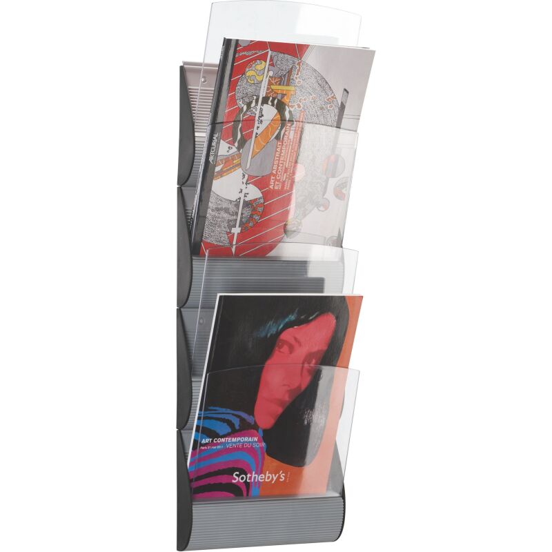 Présentoir mural Intégral 4 cases pour formats A4