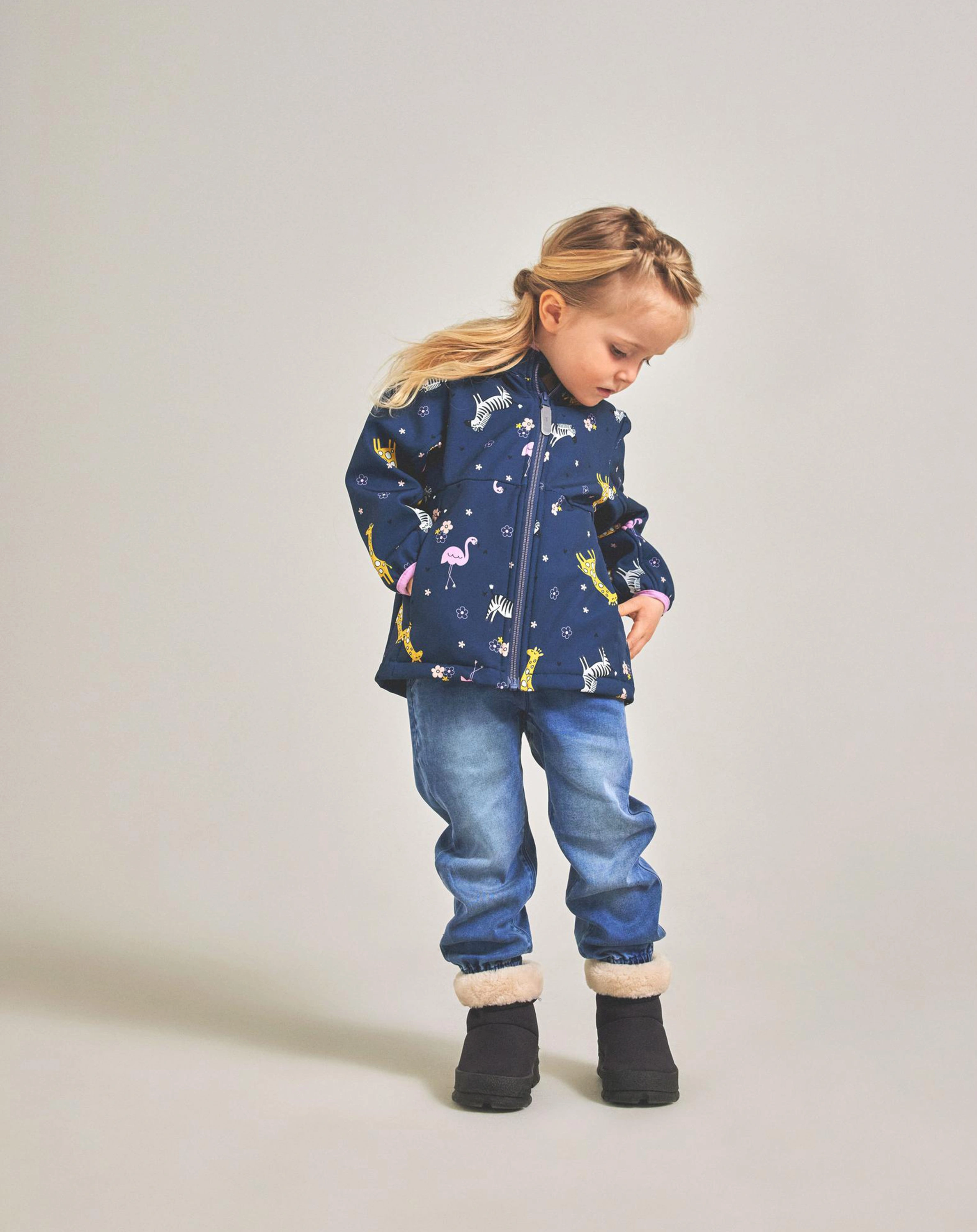 Softshelljacke NMFMALTA - ANIMAL in insignia blue