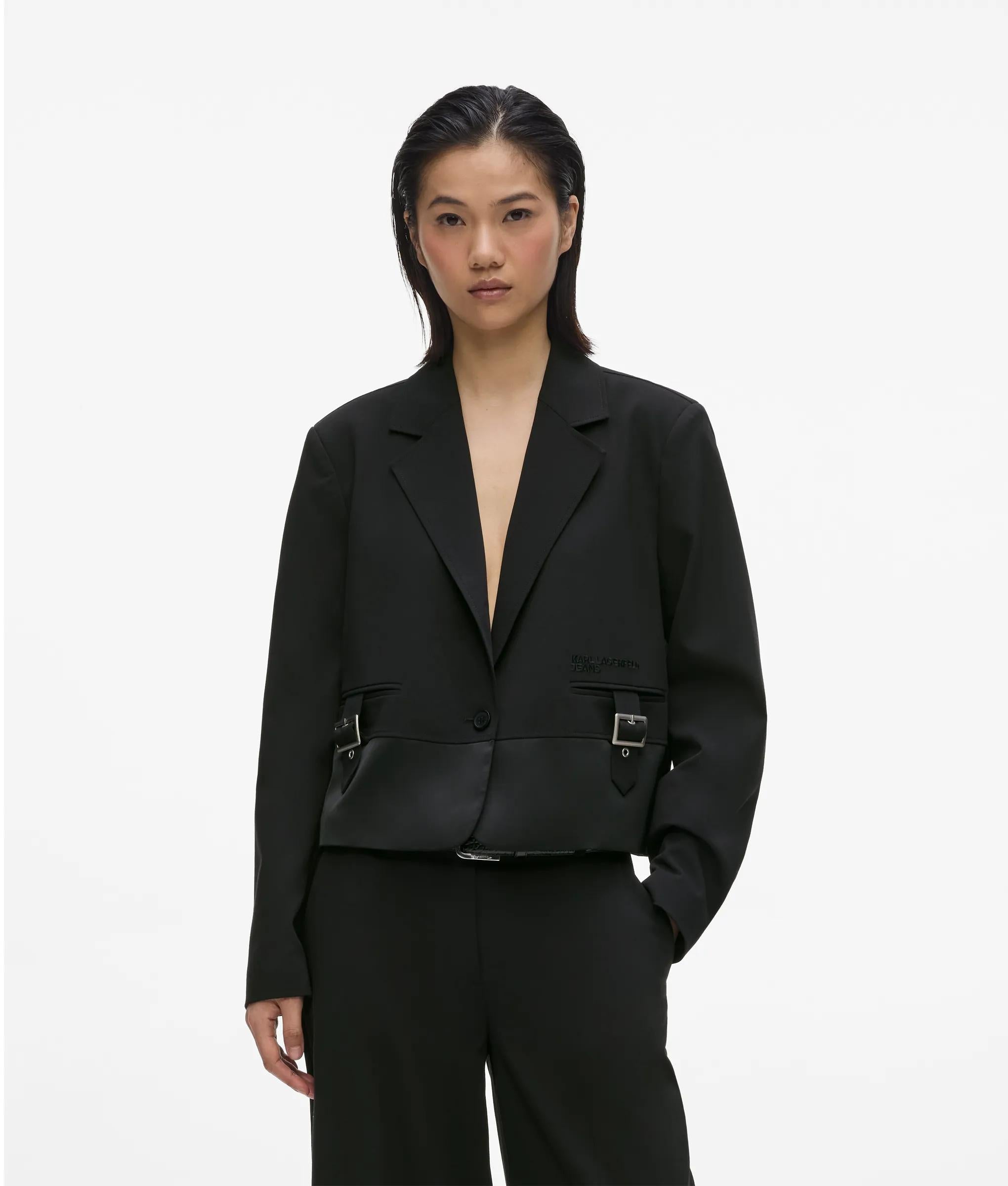 Blazer met gespsluiting