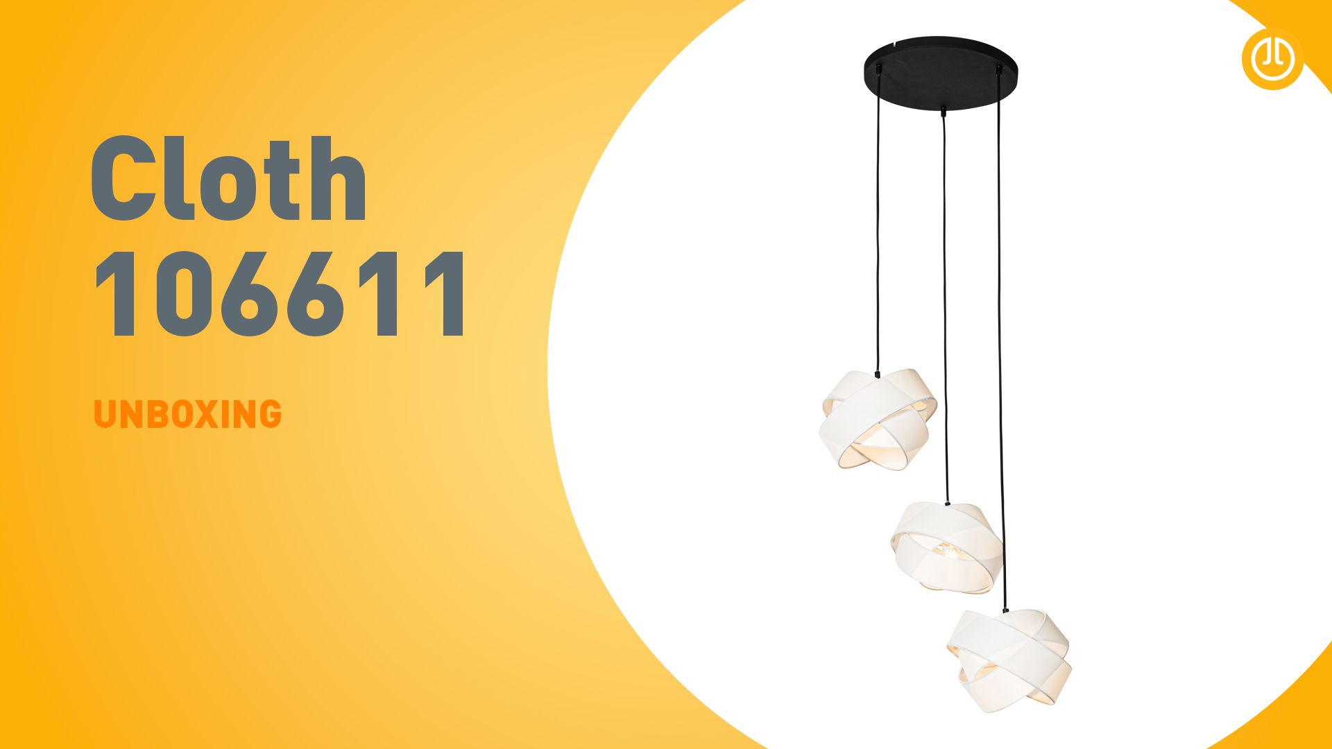 Moderne hanglamp zwart met wit 3-lichts - Cloth