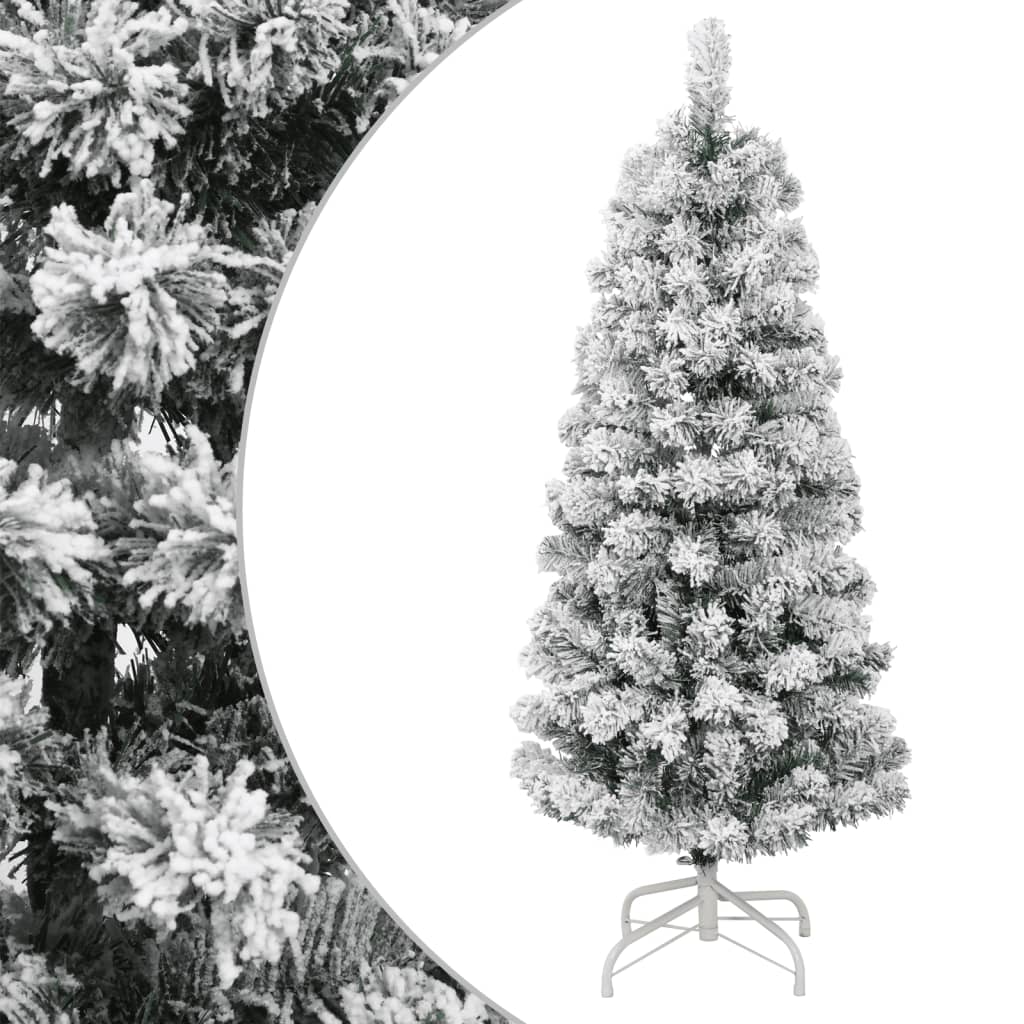 Kunstkerstboom, opvouwbaar, besneeuwd, 120 cm