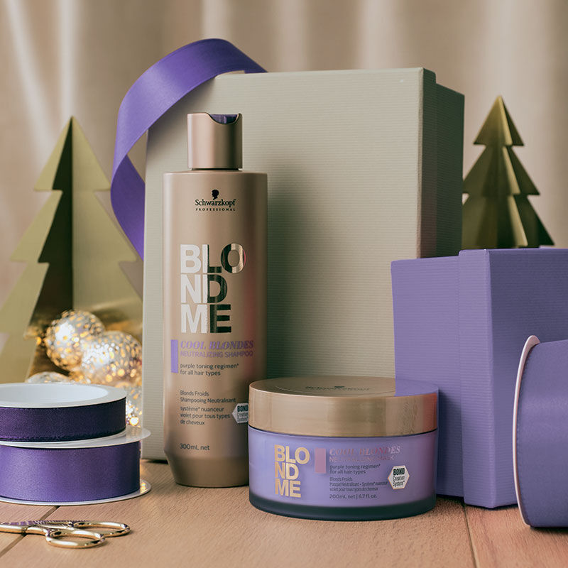 Rituel neutralisant pour cheveux blonds froids Blondme