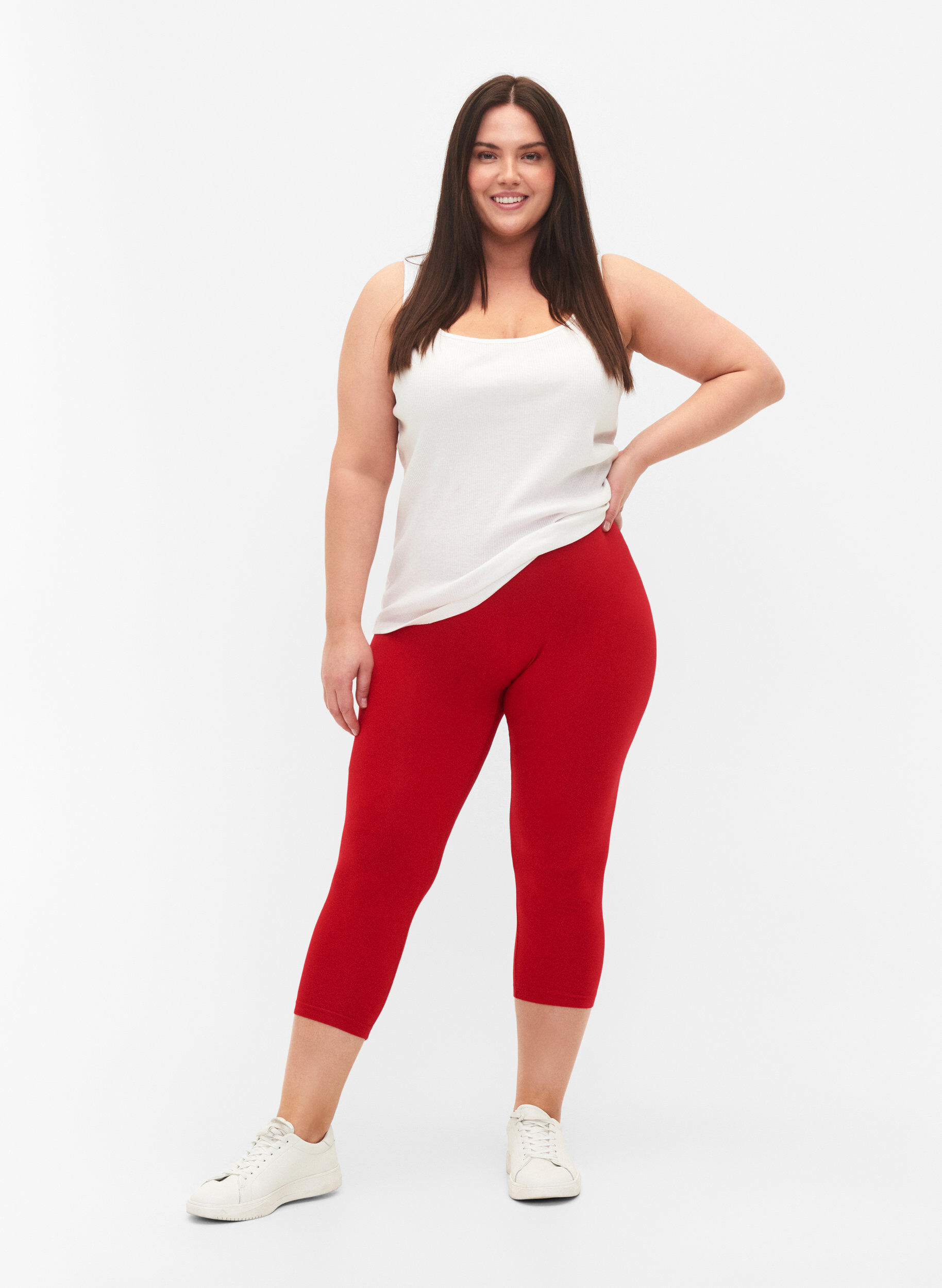 Basis 3/4 leggings i viskose