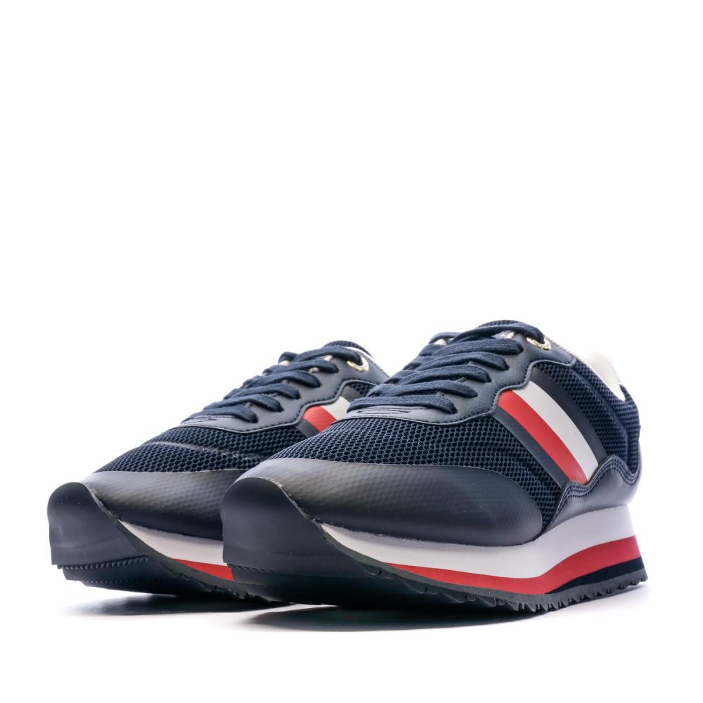 Tommy Hilfiger Baskets Marine Femme Tommy Hilfiger Sporty Retro