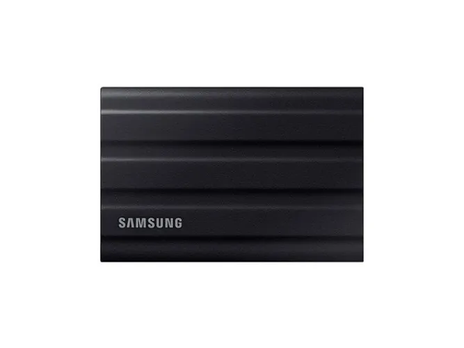 Samsung T7 Shield MU-PE4T0S - SSD - krypteret - 4 TB - ekstern (bærbar) - USB 3.2 Gen 2 (USB-C stikforbindelse) - 256-bit AES - sort