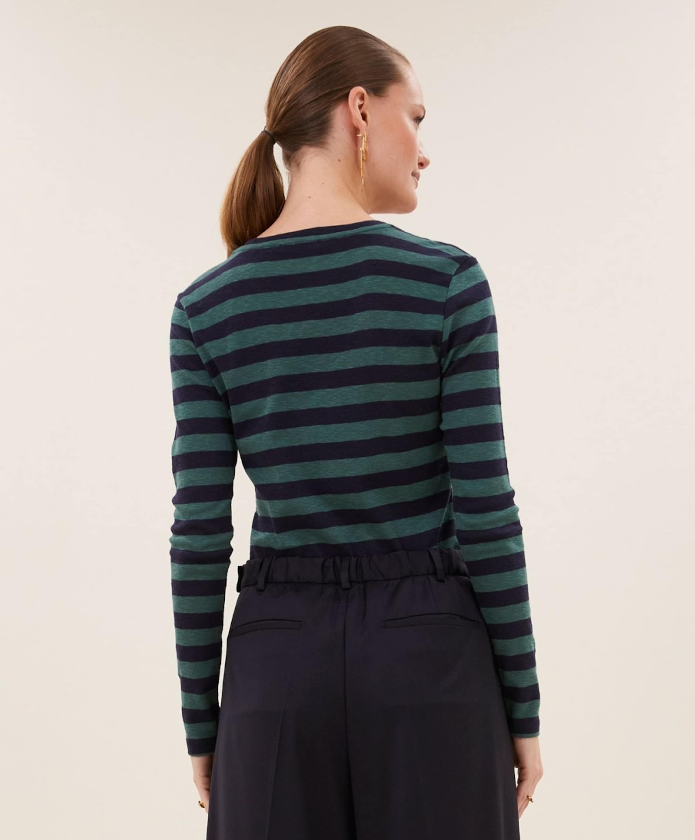 by-bar Dames longsleeve groen