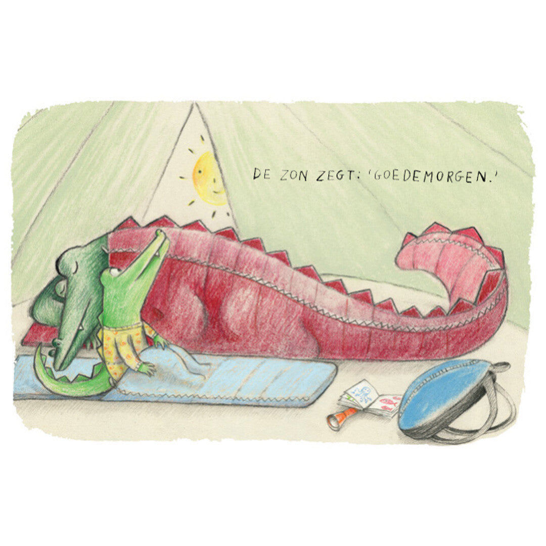 Uitgeverij gottmer wat zegt de kleine krokodil op vakantie?