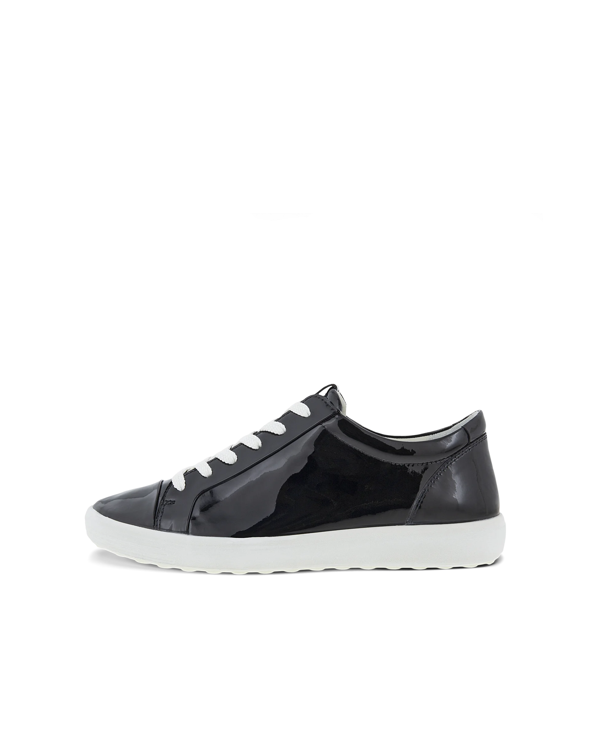 ECCO SOFT 7 W Damen Ledersneaker Schwarz