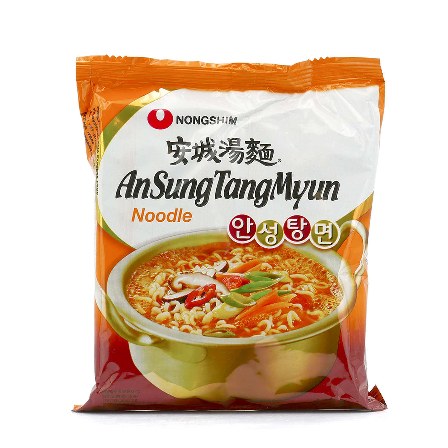 Nouilles instantanées AnsSngTangMyun - Saveur bouillon de bœuf d'Anseong