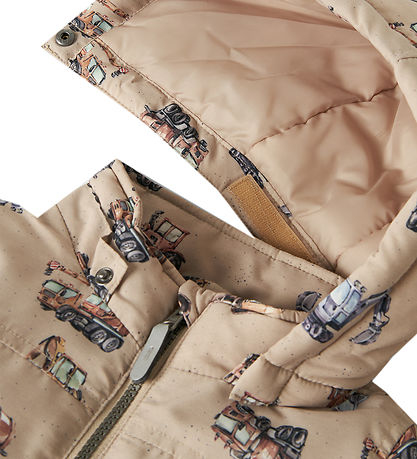 Name It Dynejakke - NmmMax - Oxford Tan/Trucks
