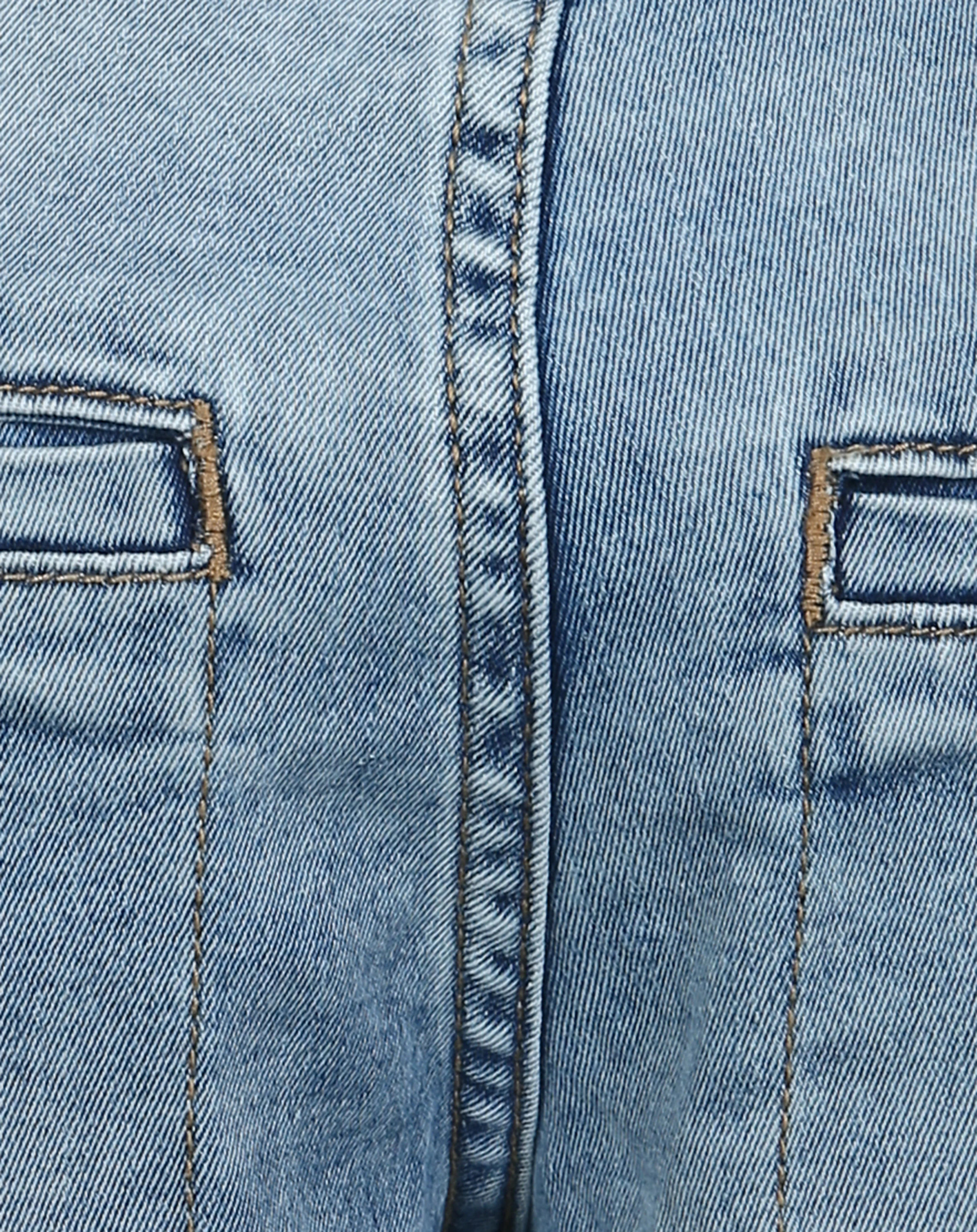 Jeans-Shorts ISLAND VIBES in hellblau