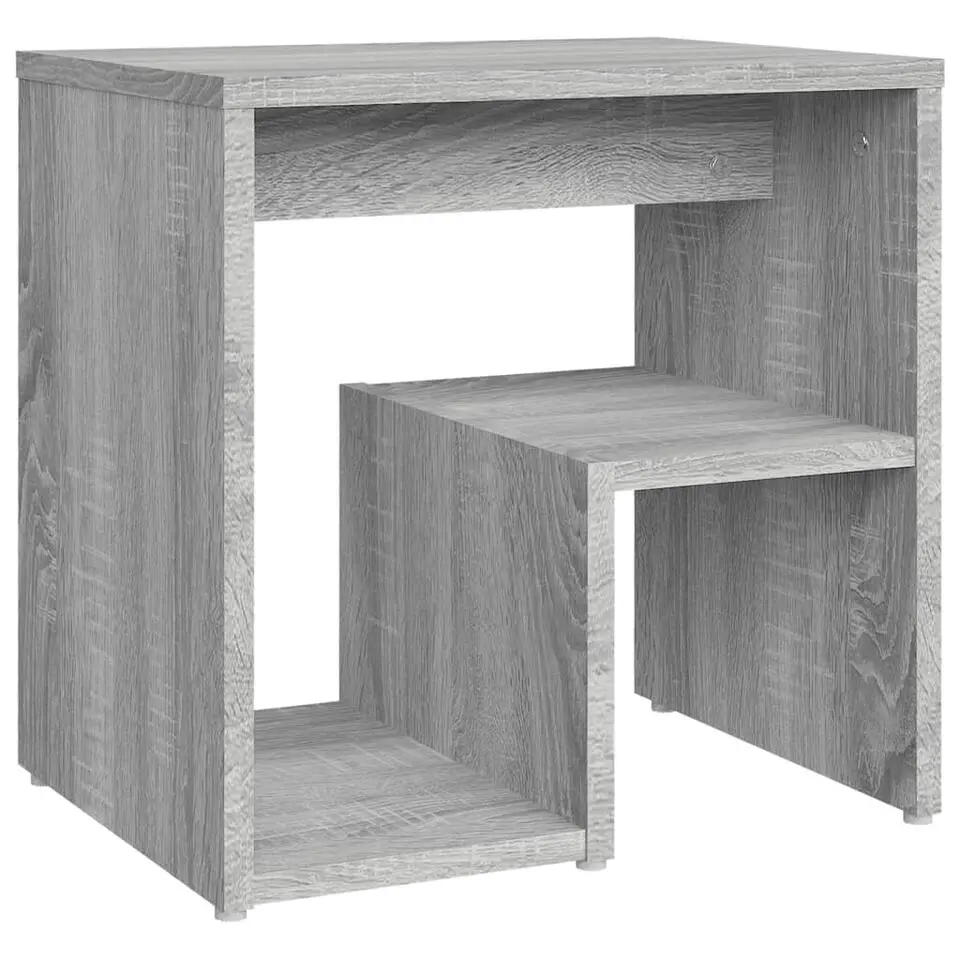 vidaXL - Nachtkastjes - Grijs sonoma eiken - Hout - 40 x 30 x 40 cm - 2 stuks