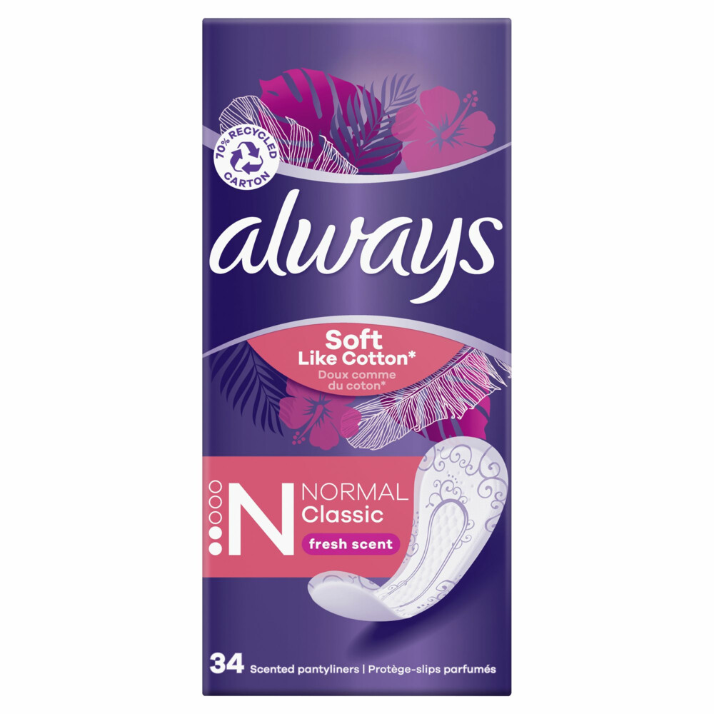 Always Inlegkruisjes DailyFresh Normal34 stuks