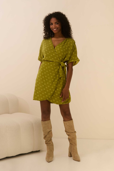 Lofty Manner groene dames jurk