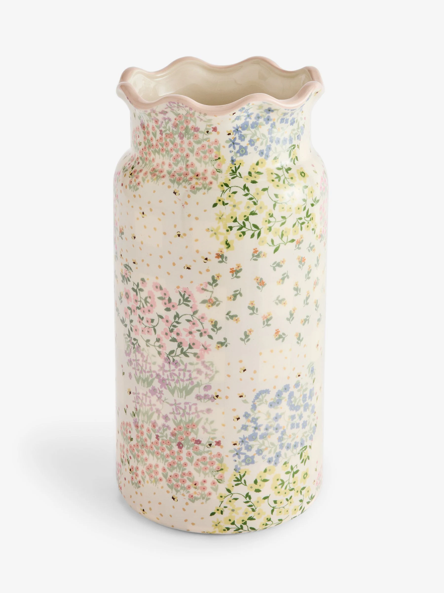 Spring Floral Ceramic Vase