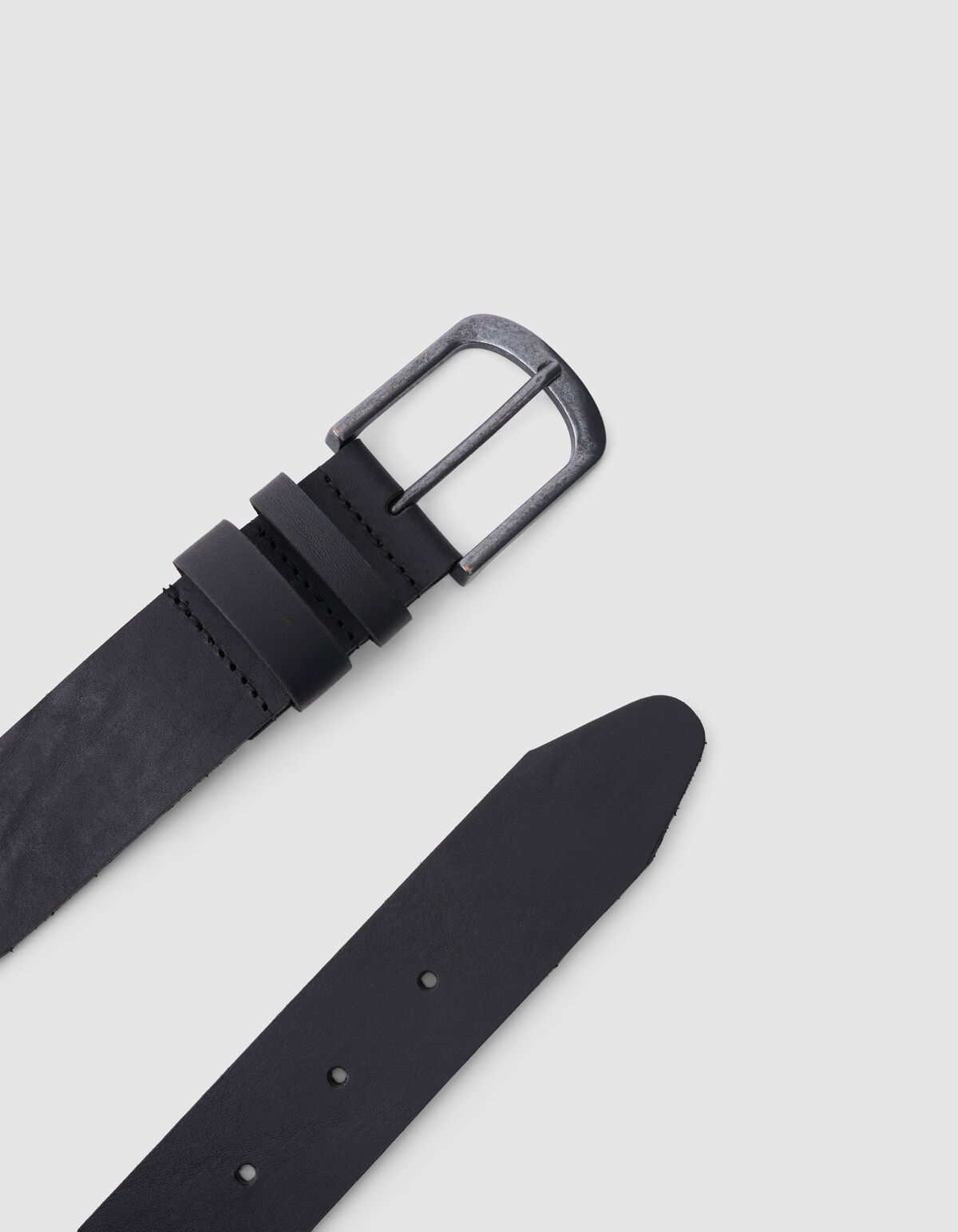 Leren Riem Zwart