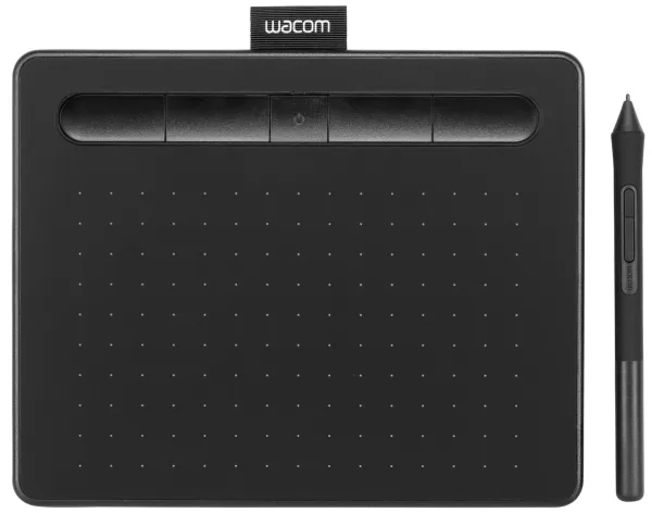Wacom Intuos S - Digitizer - elektromagnetisk - trådløs, kabling - USB - Sort