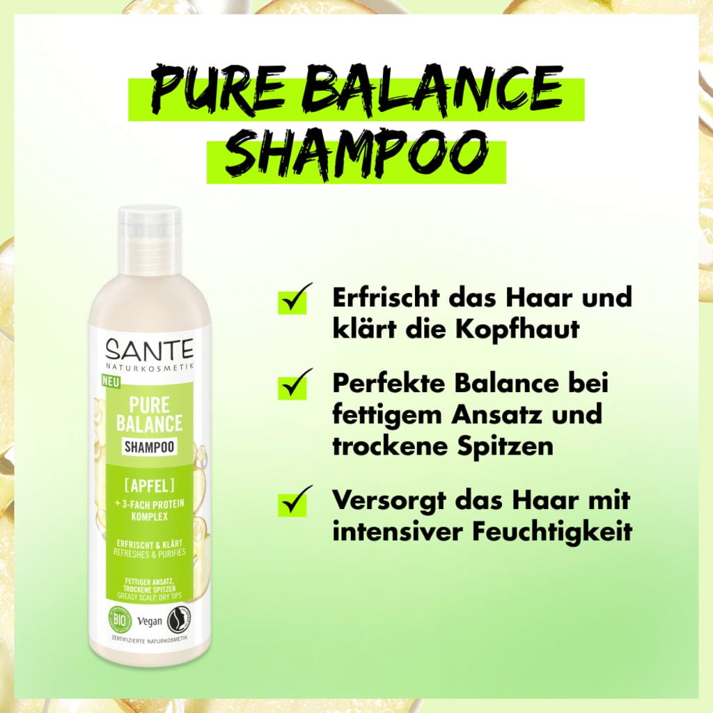 Santé naturally.  Pure Balance Shampoo, 250 ml
