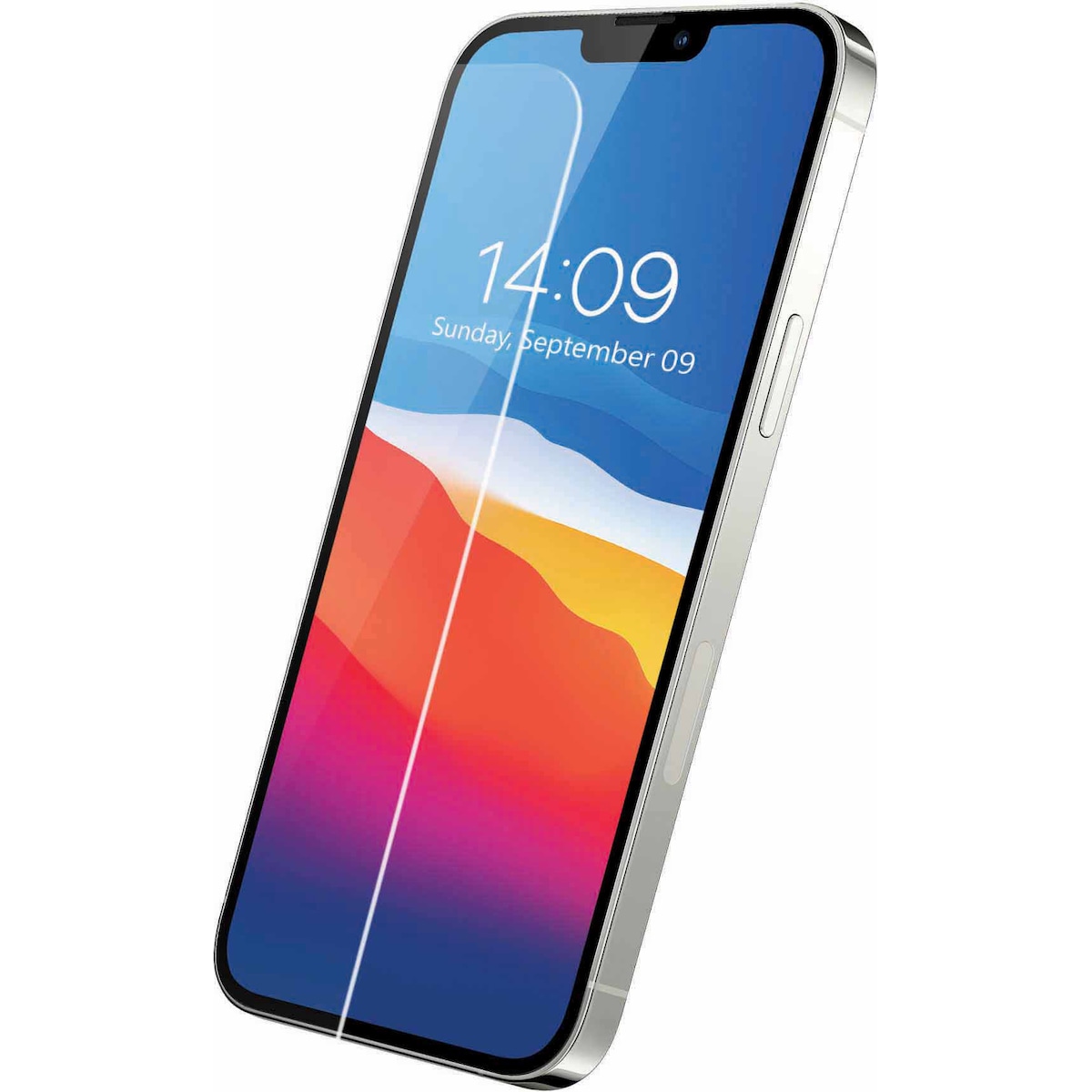Sandstrøm Flat Glass skjermbeskytter til iPhone 12/13 Mini