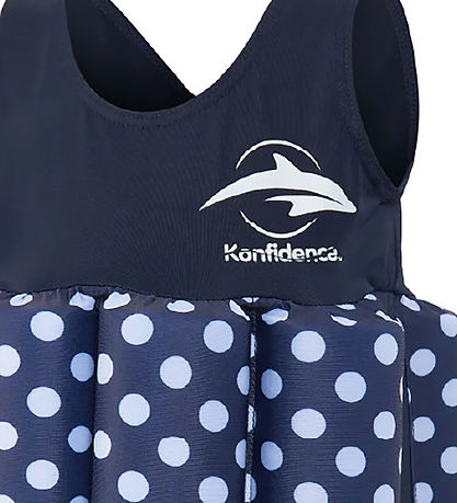 Konfidence Sv?mmedragt - UV40+ - Navy/Polka