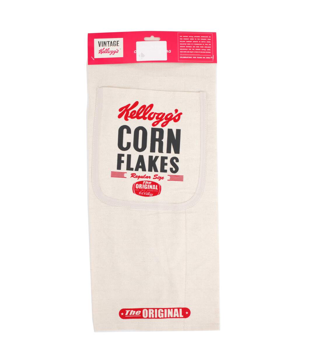 Tablier de cuisine coton CORN FLAKES beige