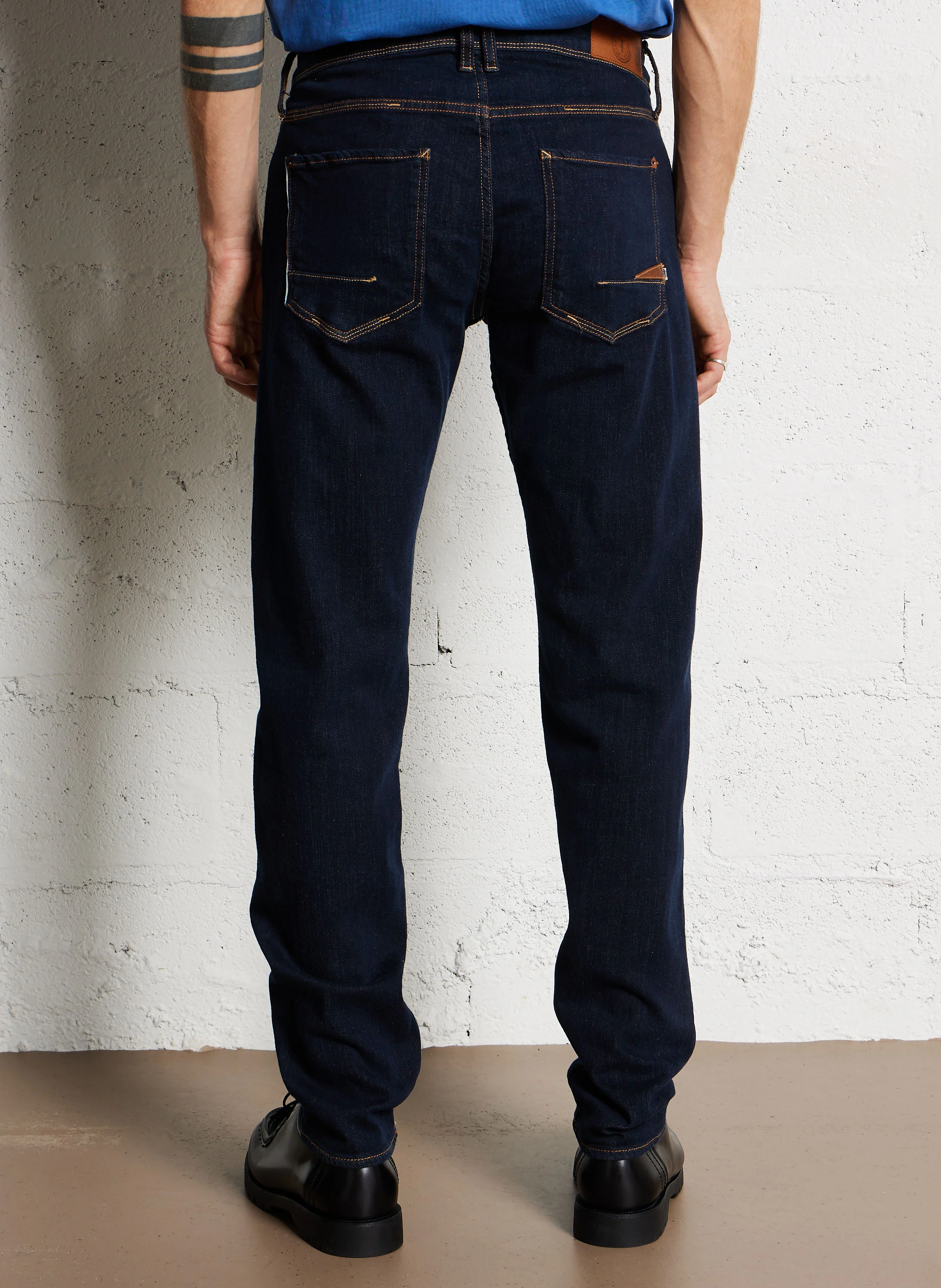 700/11 - Jean brut| Bleu