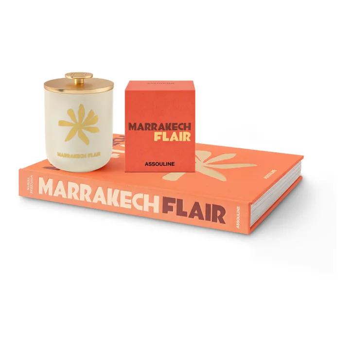 Assouline Bougie en céramique Marrakech Flair | Orange