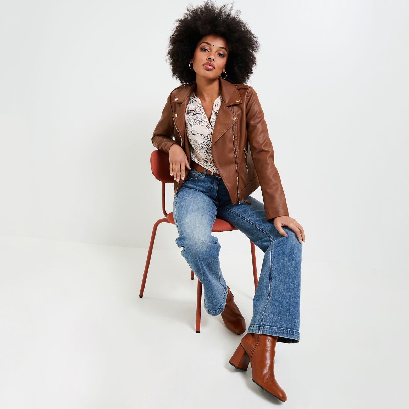 Blouse imprimée femme