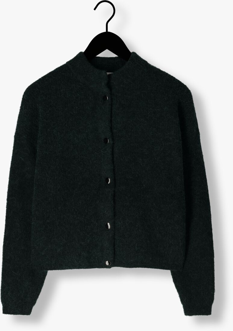 GESTUZ donkergroene gestuz vest alphagz short cardigan