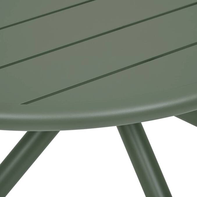 Table de jardin ronde NEBULLIA Vert laurier