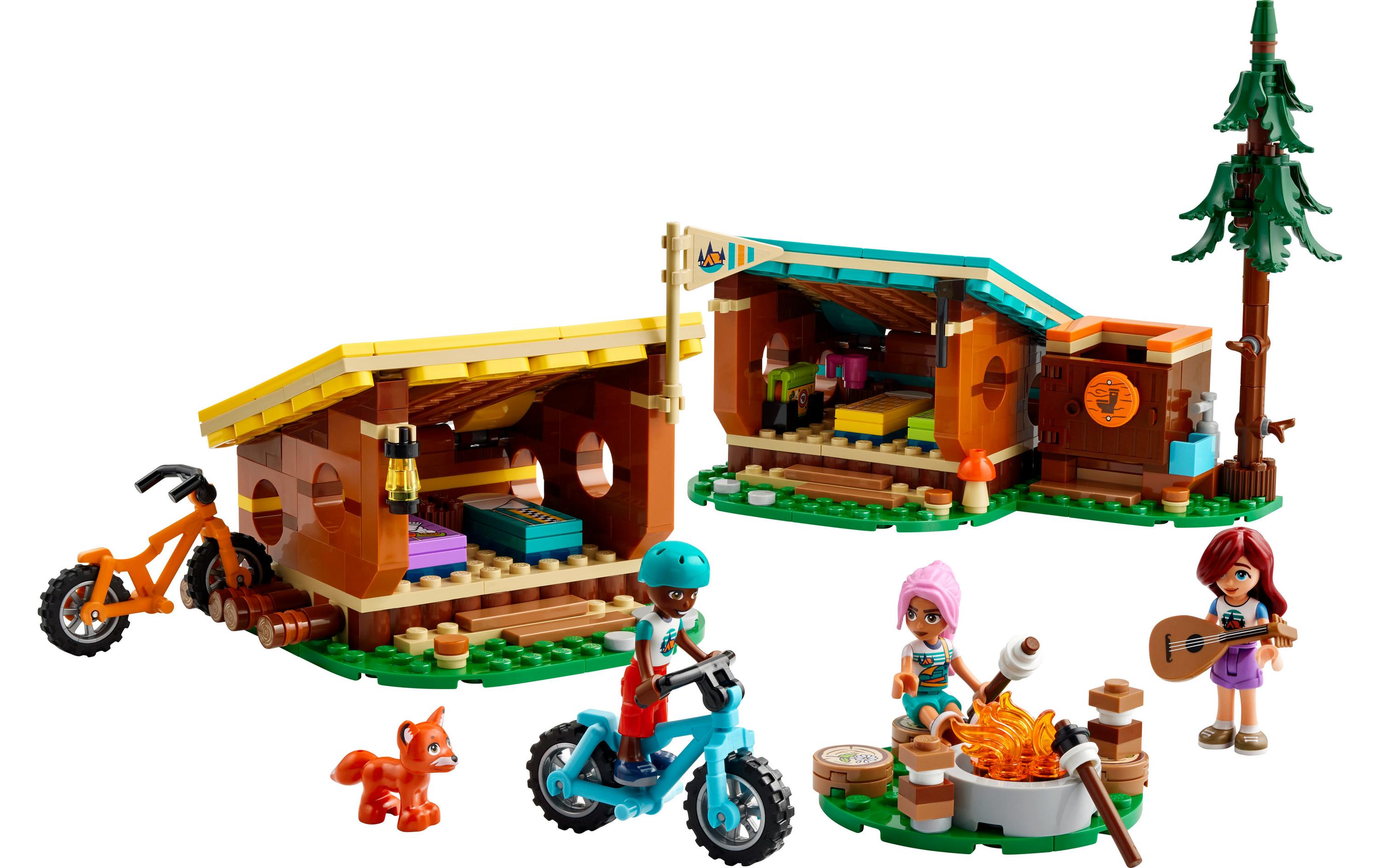 Friends Gemütliche Hütten im Abenteuercamp 42624Spielset für spannende Campingabenteuer