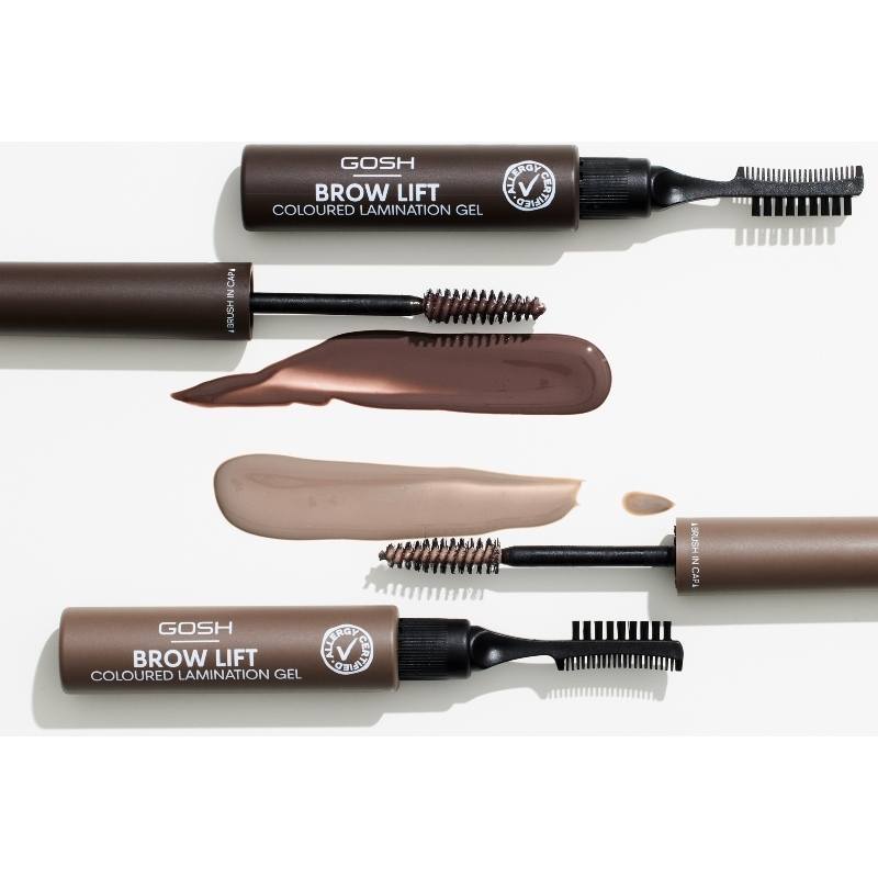 GOSH Brow Lift Coloured Lamination Gel 6 ml - 002 Dark Brown