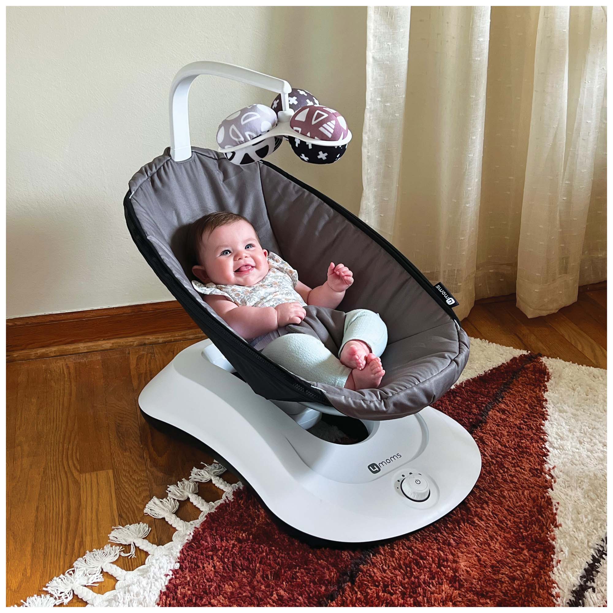 4Moms schommelstoel RockaRoo 2 grijs