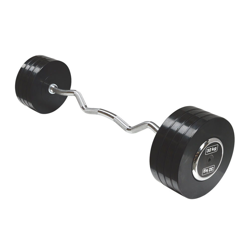 BODYSOLID Barre Curl Préchargée