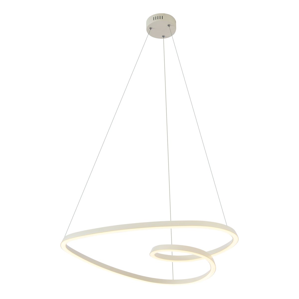 Scandinavische hanglamp beige 72cm incl. LED 3-staps dimbaar - Circuit