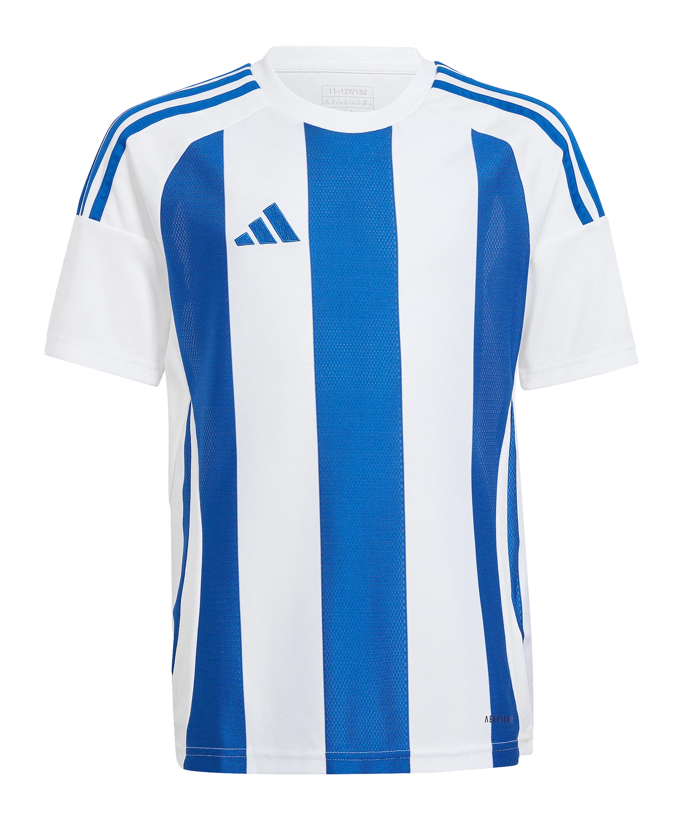 adidas Striped 24 Trikot Kids Weiss Blau