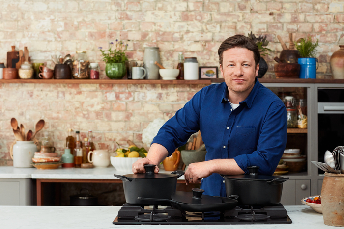 JAMIE OLIVER Premium fonte d'acier Faitout 24 cm + couvercle