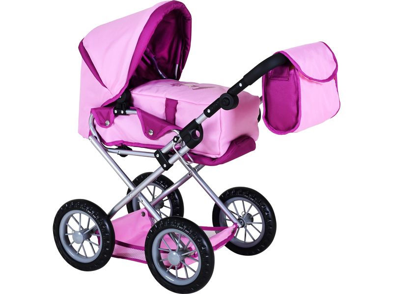 Knorrtoys Puppenwagen Ruby Princess Pink Kombi-Puppenwagen