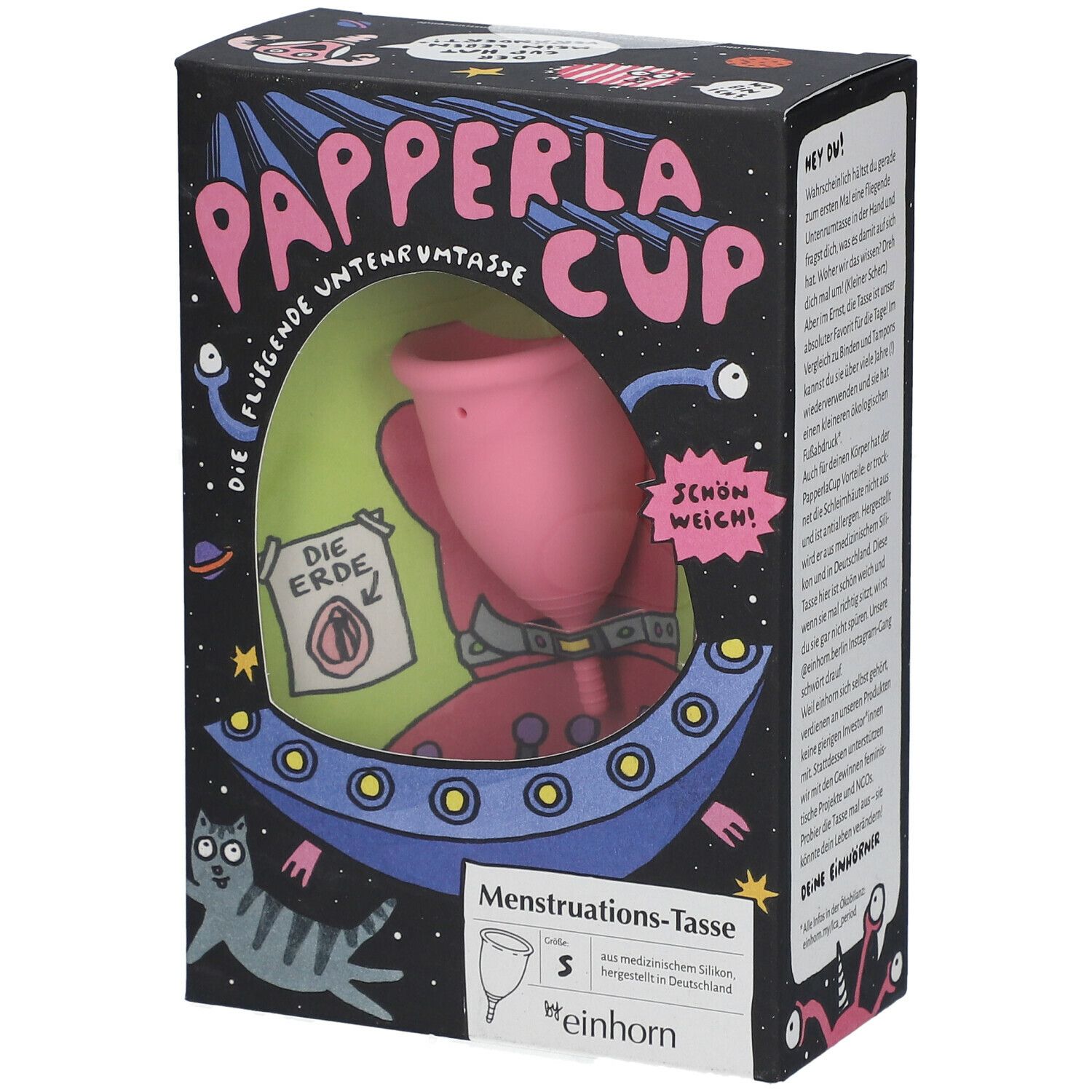 by einhorn PAPPERLA CUP Menstruations-Tasse klein